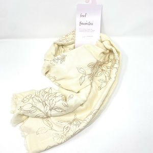 Lauren Conrad Floral Scarf